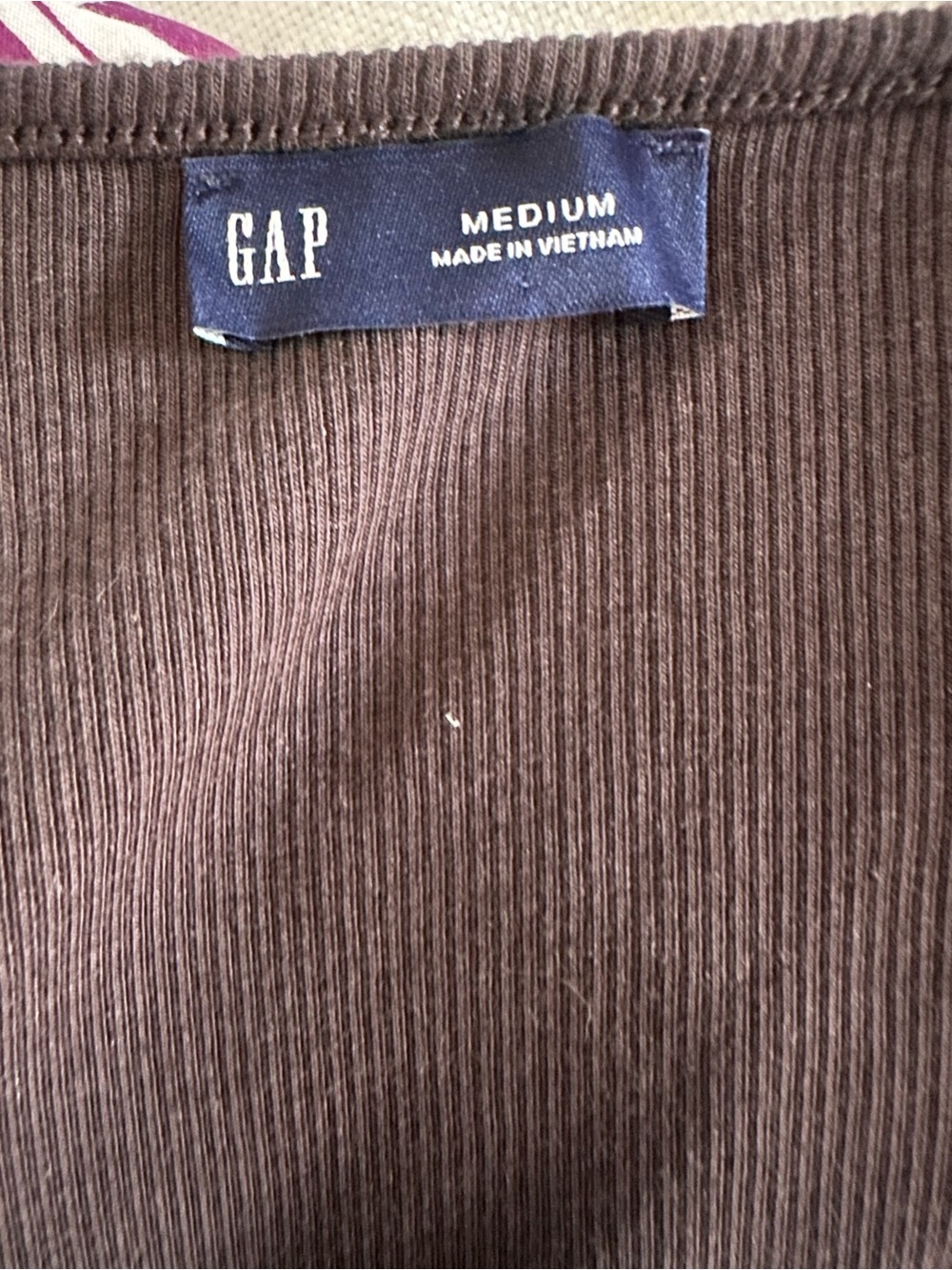GAP Brown V-Neck Flutter Sleeve Maxi Dress - Picture 6 of 7